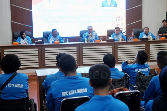 Plt Wali Kota Medan Janjikan Bekerja di Pemko Medan Bagi Atlet NPC Kota Medan Yang Berprestasi