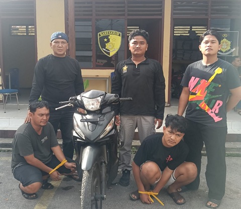 Polsek Balige Ungkap Kasus Curanmor di Desa Meat, Motor Korban Berhasil Diamankan