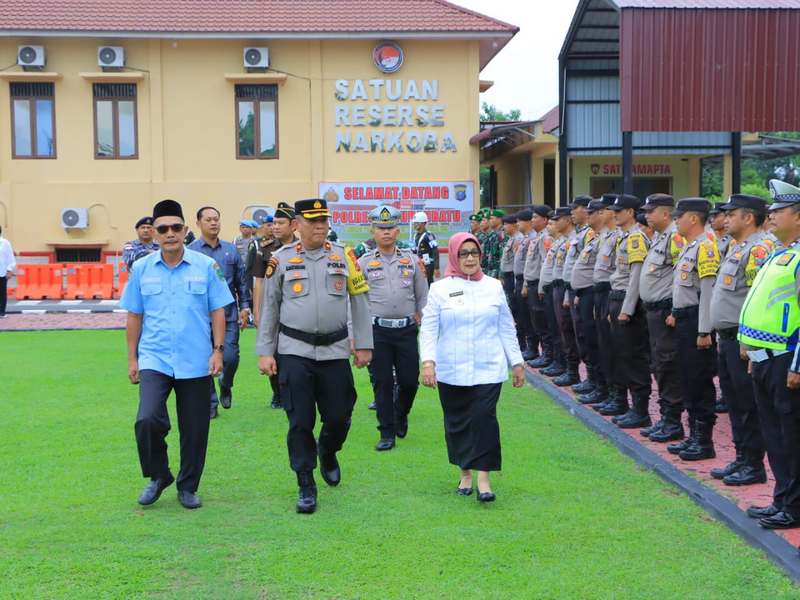 Plt Bupati Labuhanbatu Ikuti Apel Gelar Pasukan Operasi Ketupat Toba 2024