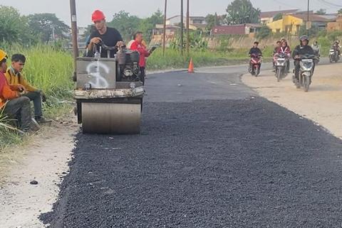 Warga Medan Johor Apresiasi Pengaspalan Jalan Speksi Kanal: Kini Nyaman dan Tanpa Lubang