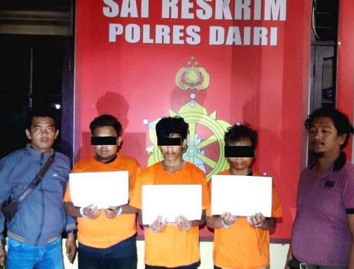 Pencuri dan Penadah Sepeda Motor di Sidikalang Diamankan Sat Reskrim Polres Dairi