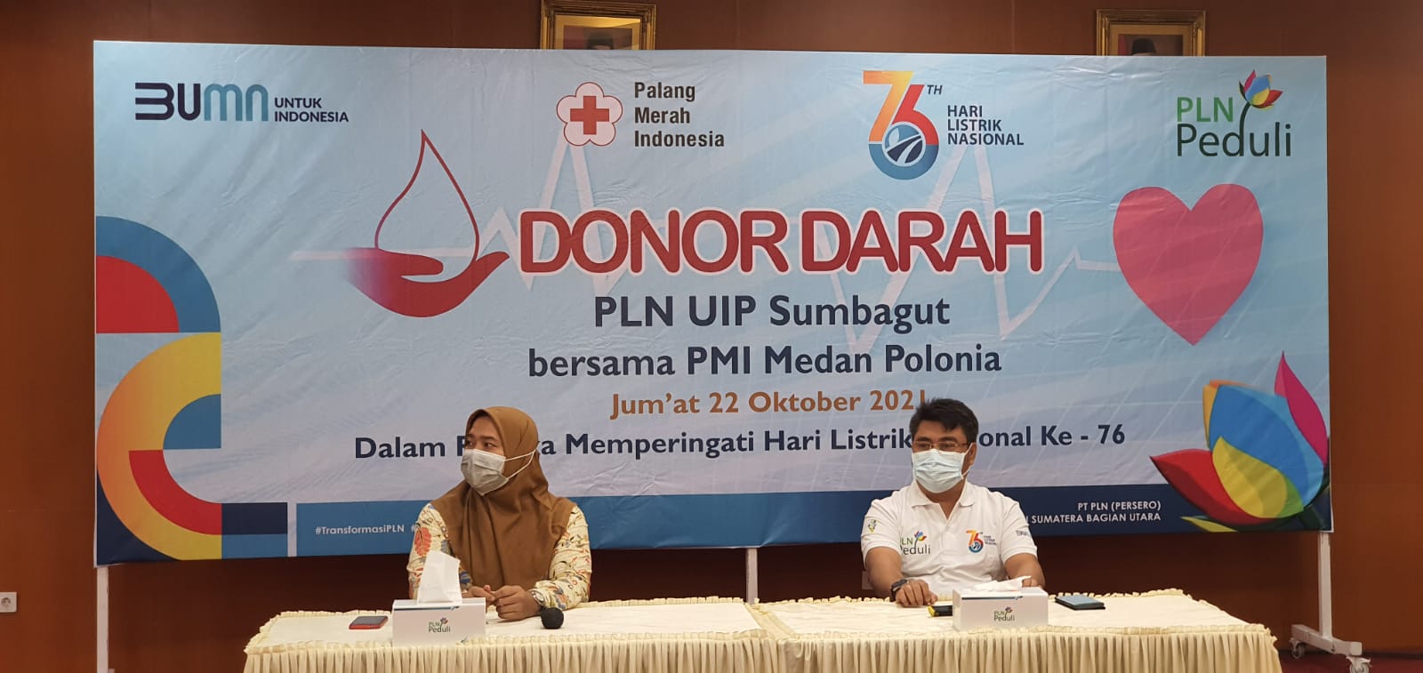 PLN UIP Sumbagut Gelar Aksi Donor Darah Sambut HLN ke 76