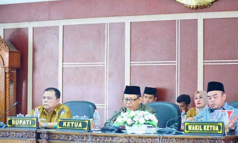 DPRD Labuhanbatu Umumkan Susunan Fraksi Periode 2024-2029