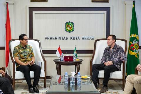 Terima Kunjungan Dubes Finlandia, Wali Kota Medan Paparkan Potensi Kota Medan