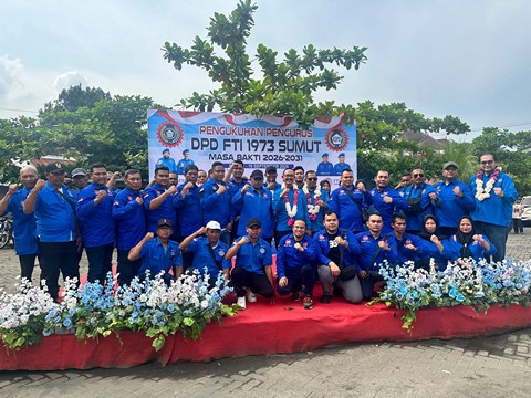 Bambang Sah Nahkodai DPD FTI 1973 Sumut Periode 2026–2031