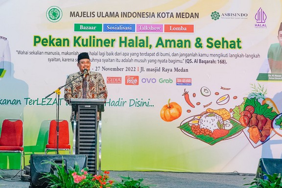 Buka Pekan Kuliner Halal Aman dan Sehat, Pemko Medan Buka Pengurusan Sertifikat Halal bagi UMKM