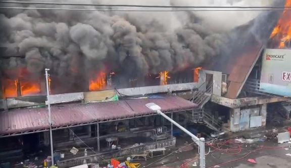 Pasar Horas Jaya Pematangsiantar Gedung 4 Terbakar, Pernah Direncanakan Jadi Lokasi Parkir