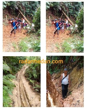 Dusun Bungus, Sionom Hudon VII Humbahas Belum Menikmati Pembangunan Infrastruktur Jalan