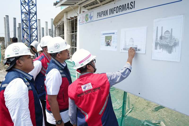 Tinjau Pembangunan Islamic Center Medan, Wali Kota Medan Optimis Dapat Selesai Tepat Waktu