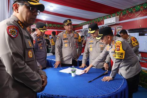 Itwasum Polri Lakukan Pengawasan Operasi Lilin Toba 2025 di Wilayah Polrestabes Medan