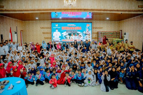 Syukuran MFF 2024, Dekranasda Kota Medan Berbagi dengan 525 Anak Yatim