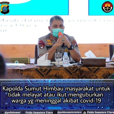 Kapolda Sumut Imbau Warga Agar Tidak Melayat Korban Covid-19 yang Meninggal