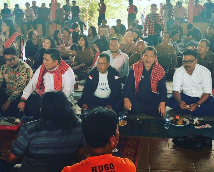 Bupati Karo Hadiri Syukuran Anggota DPR RI Bob Andika M Sitepu