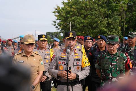 Kapolda Sumut Turunkan 12 Ribu Personel Amankan TPS, Tidak Boleh Bawa Senjata Api