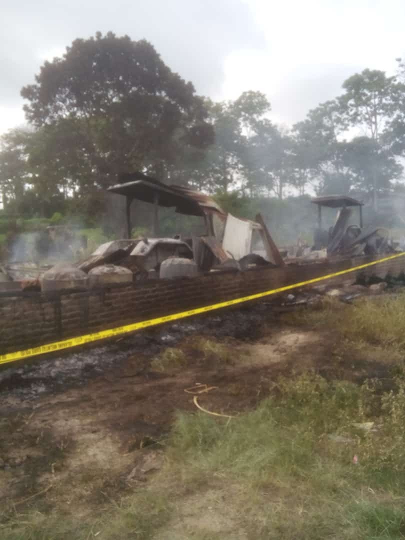 Dua Traktor Diduga Dibakar OTK, Kerugian Ditaksir Rp 700 juta