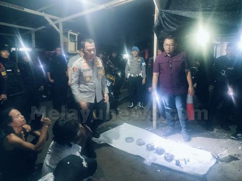 Polrestabes Medan Gerebek Sarang Narkoba di Jermal XV, 21 Tersangka Diamankan