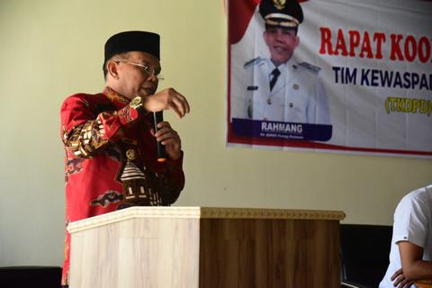 Plt Bupati Rahmang: Pentingnya Antisipasi Fenomena yang Berpotensi Menimbulkan Ancaman Daerah