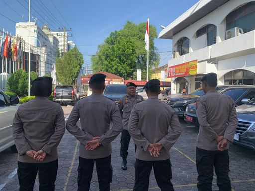 Jelang Penetapan Paslon Cagub dan Cawagub, Polda Sumut Perkuat Pengamanan di KPU dan Bawaslu