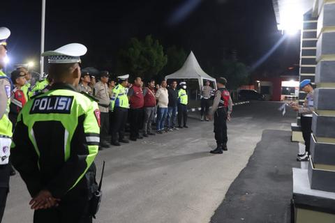 Polres Serdang Bedagai Gelar Patroli Malam Antisipasi Kriminalitas dan Guantibmas