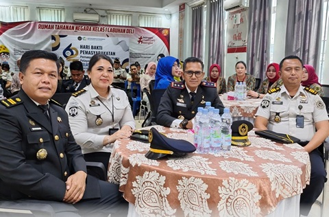 Perkuat Sinergi, Rutan Labuhan Deli Ikuti Tasyakuran HBP ke-62 Bersama Lintas Instansi