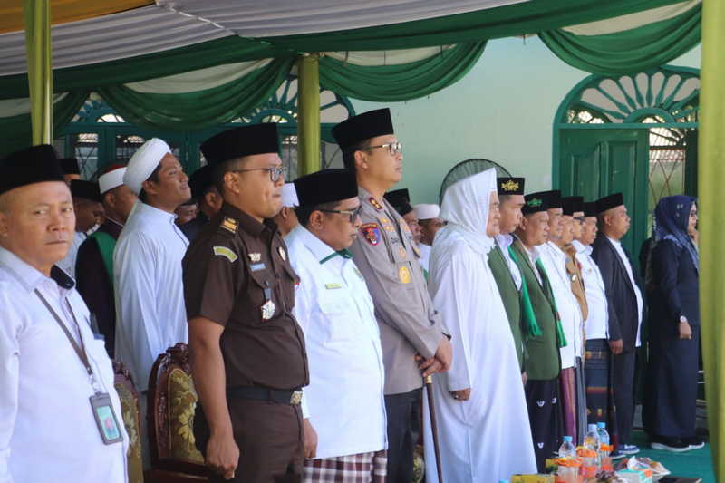 Hadiri Upacara Hari Santri Nasional, Ini Pesan Kapolres Langkat