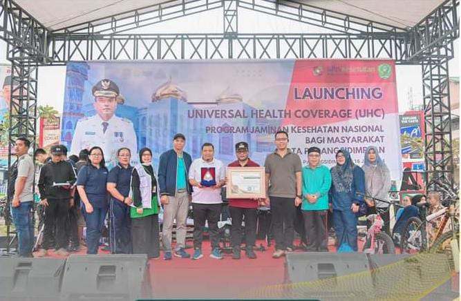 Launching UHC di Padangsidimpuan, Pj. Wali Kota Letnan: Jangan Ada Lagi Masyarakat Tidak Terlayani