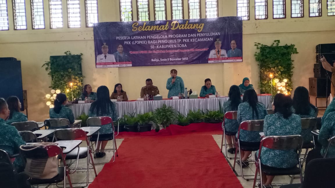 LP3PKK Kabupaten Toba Dorong peningkatkan Kompetensi Pengurus PKK Kecamatan
