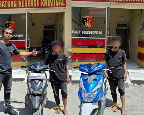 Motor Dicuri Saat Pemilik Melayat, Jatanras Polres Toba Bongkar Jejak Komplotan
