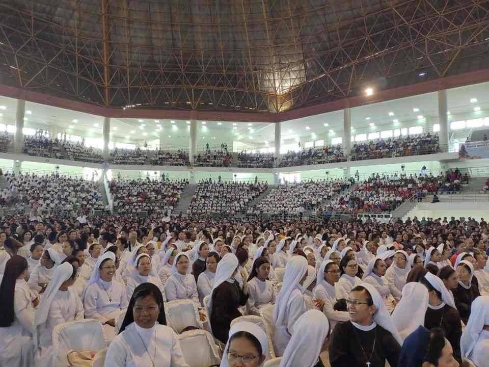Ribuan Umat Katolik Ramaikan Misa Natal Akbar 2019 di Gedung Serbaguna Medan
