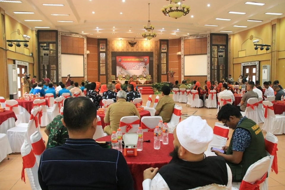 Polda Sumatera Utara menggelar Focus Group Discussion (FGD) bersama sejumlah OKP/Ormas