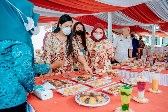 Sosialisasikan Keanekaragaman Pangan Kota Medan, Ketua TP PKK Kahiyang Ayu Gelar Lomba Pangan