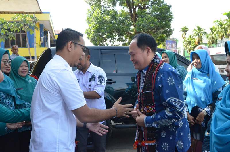 TP. PKK Kota Padangsidimpuan Sambut Kunjungan TP. PKK Provinsi Sumatera Utara di Gedung Adam Malik