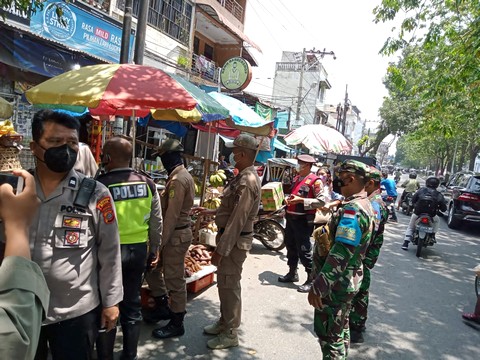 Satgas Covid-19 Kota Medan Terus Patroli Prokes, Agar Medan Keluar dari Zona Orange