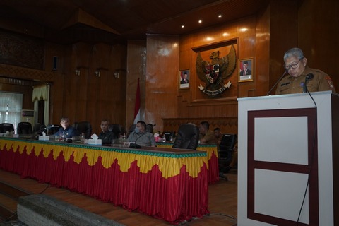 Rapat Paripurna DPRD Bahas Usulan Penetapan Pemberhentian Bupati dan Wakil Bupati Asahan