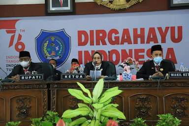 Pj Bupati Labuhanbatu Saksikan Pidato Kenegaraan Presiden RI