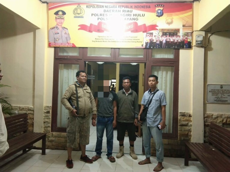 Pencuri di Rakut Besi Tertangkap di Indragiri Hulu Riau