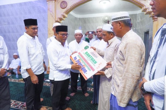 Pj. Wali Kota Padangsidimpuan Pimpinan Safari Ramadhan di Desa Huta Lombang