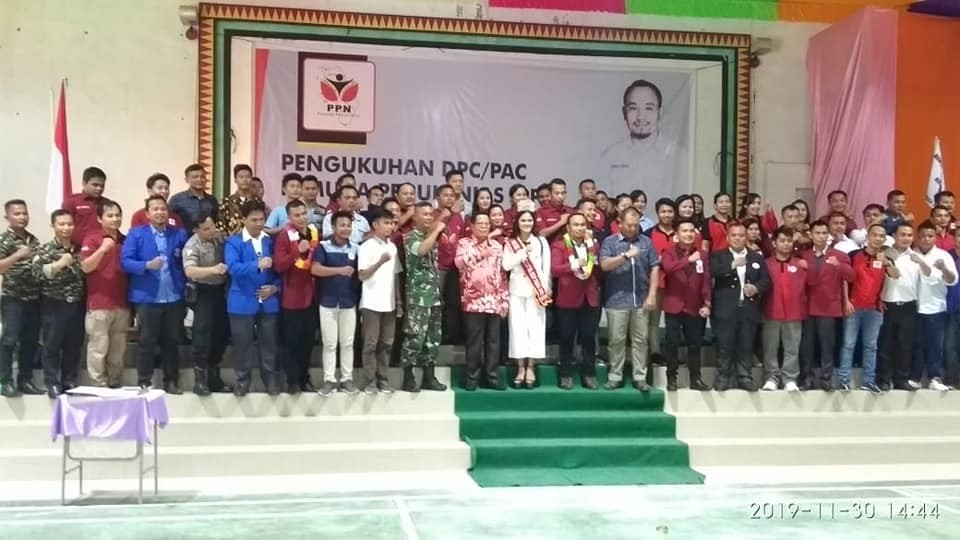 Bupati Nias Barat Hadiri Pelantikan Pemuda Peduli Nias