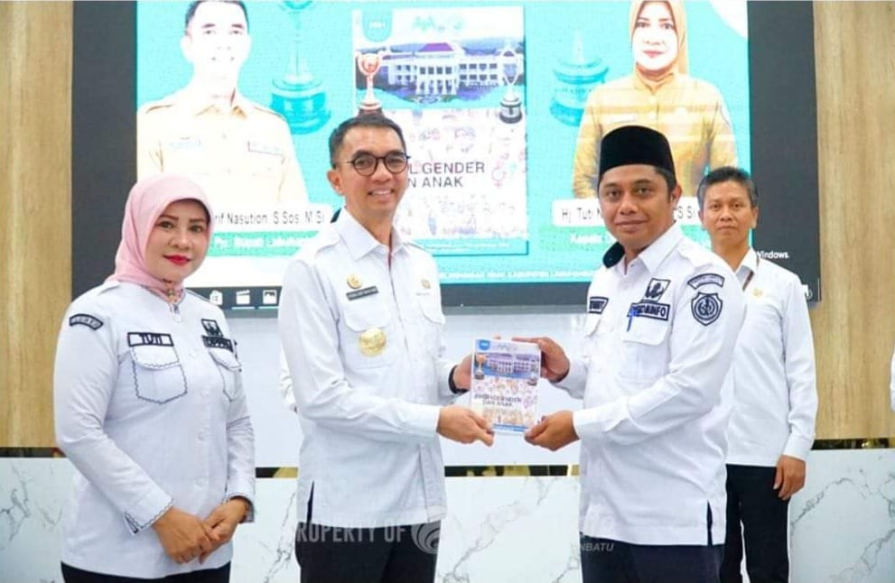 Pjs Bupati Labuhanbatu Launching Buku Profil Gender dan Anak