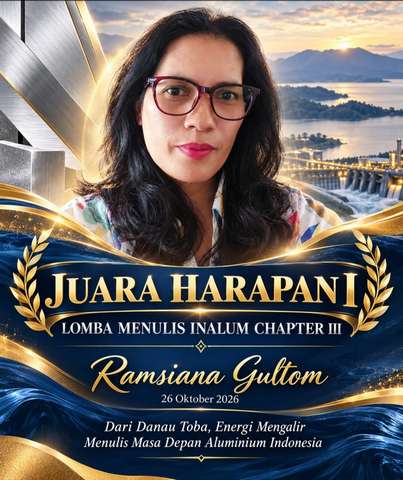 Ramsiana Gultom, Wakil ketua PWI Toba Raih Juara Harapan 1 IN-Journal Chapter III PT Inalum