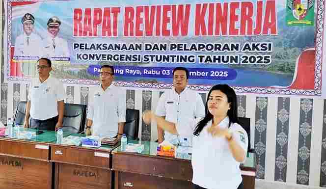 Pemkab Simalungun Lakukan Review Pelaksanaan dan Pelaporan Aksi Konvergensi Stunting Tahun 2025