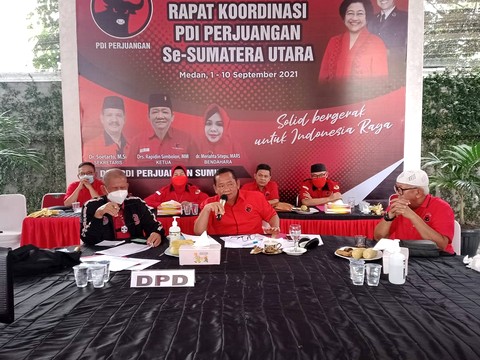 Rakor PDI Perjuangan Se Sumut Gelombang IV, Rapidin : Petugas Partai Harus Selalu Turun Lapangan