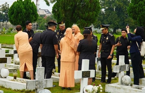 Rutan Medan Ikuti Upacara Tabur Bunga, Peringati Hari Bhakti Imigrasi ke-75