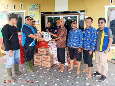 Pemerintah Kabupaten Asahan Salurkan Bantuan Musibah Banjir Pada Masyarakat Desa Sei Dua Hulu