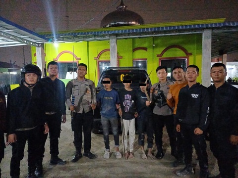 Berantas Kejahatan Jalanan, Polisi Amankan Lima Pelaku Tawuran di Jalan Selambo, Medan