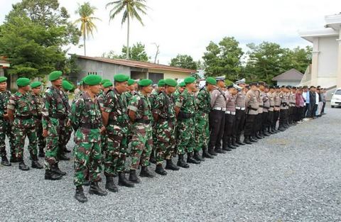 Kodim 0306/50 dan Polres Payakumbuh Siaga Amankan Pleno KPU, Wujudkan Rekapitulasi Pilkada Damai