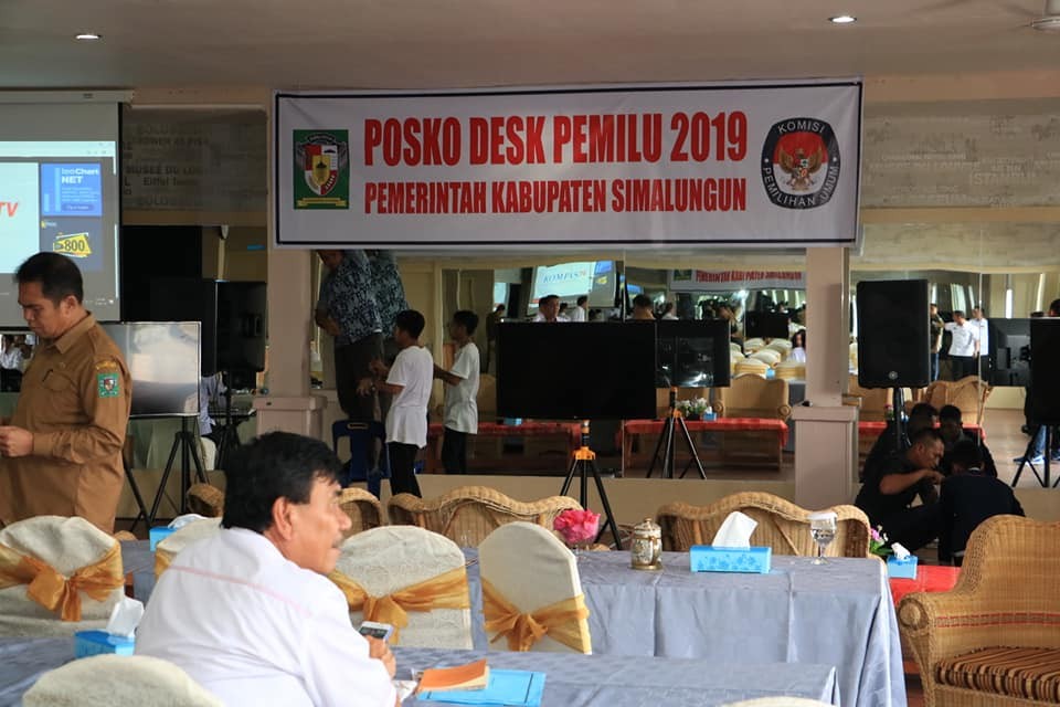 Pemkab Simalungun Buka Posko Desk Pemilu Serentak Tahun 2019
