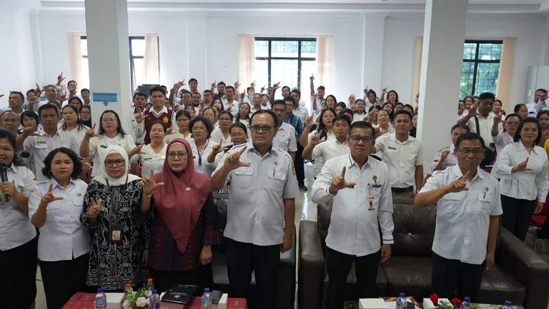Dinas Perpustakaan Toba Sosialisasikan Akreditasi Perpustakaan Sekolah, Desa, dan Taman Bacaan