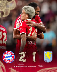 Bayern Munich Menang Tipis Atas Aston Villa Laga Persahabatan di Hong Kong