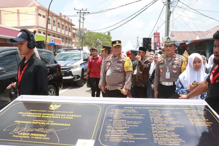 Presiden Jokowi Resmikan Sejumlah Infrastruktur di Sumut